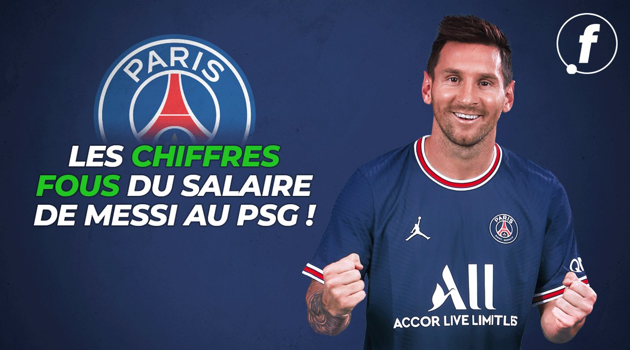 Montant Du Transfert De Messi Au Psg Les chiffres fous du salaire de Messi au PSG - Vidéo Dailymotion