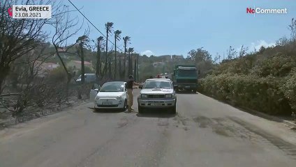 New wildfire breaks-out on the fire-stricken island of Evia