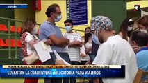 Levantan la cuarentena obligatoria para viajeros