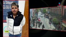 Así cayó un narcomenudista en calles del Centro Histórico CDMX