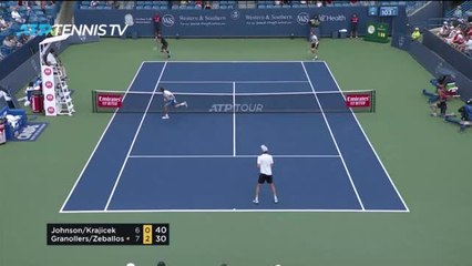 Cincinnati - Le point dingue de Steve Johnson en finale du double