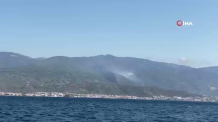 Kazdağları'ndaki yangına müdahale sürüyor