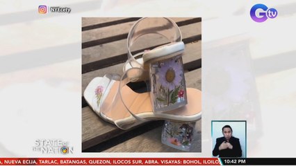 Mga bulaklak, pine-preserve sa heels ng mga sapatos at negosyo na ng isang Ophthalmologist | SONA