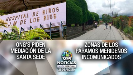 Noticias VPItv Emisión Meridiana - Lunes 23 de Agosto