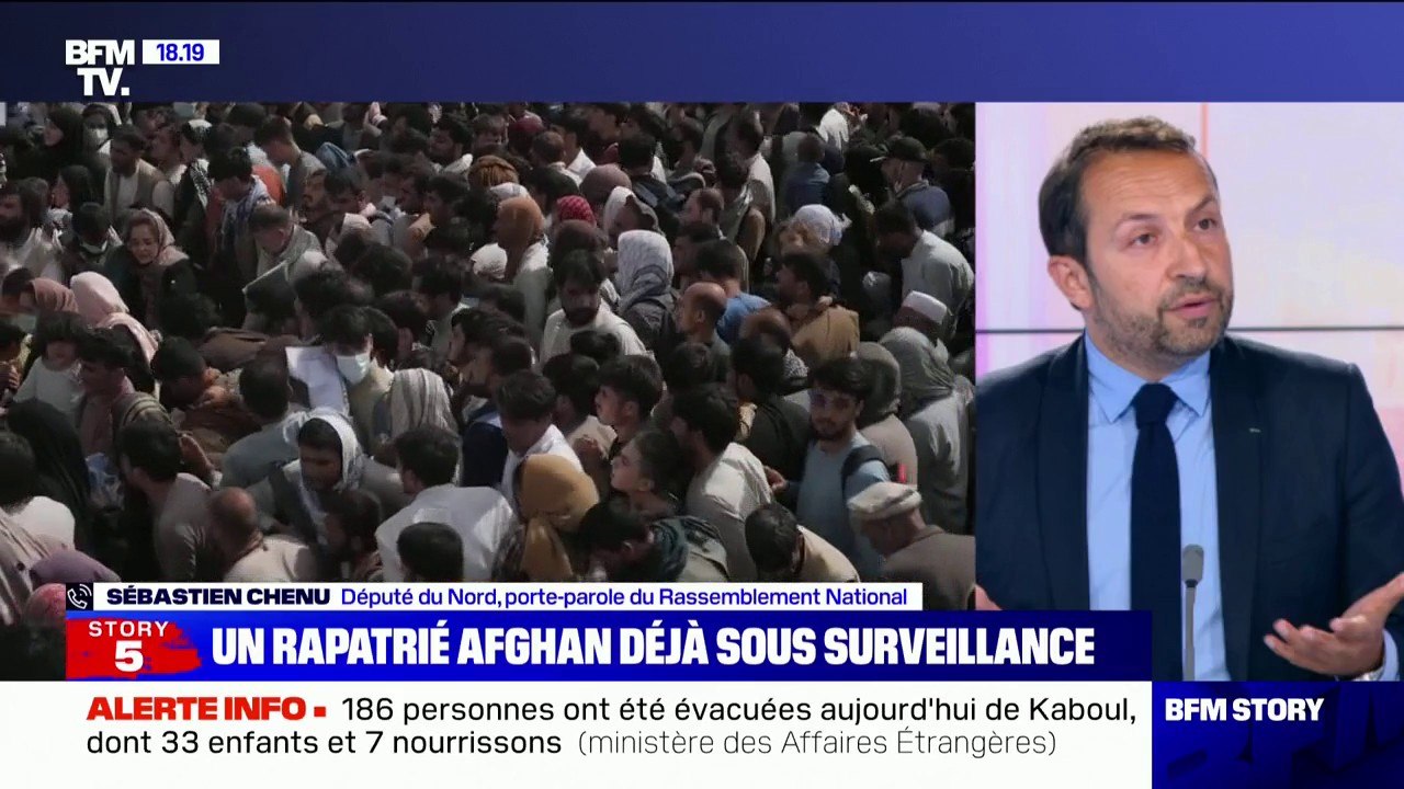 Sébastien Chenu appelle le gouvernement à "arrêter immédiatement le flux de réfugiés afghans"