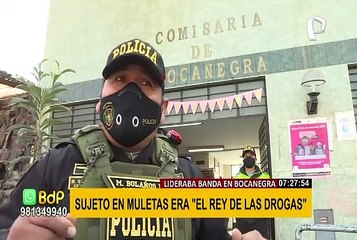 Callao: capturan a "Cojo Mocho", comercializador de drogas en Bocanegra