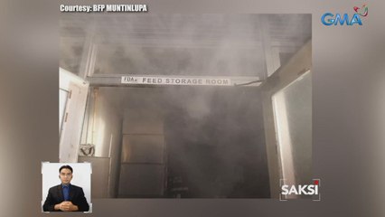 Feed storage room ng FDA, nasunog ngayong gabi | Saksi