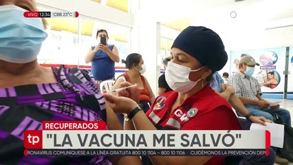 Pacientes recuperados ponderan la vacuna antivcovid
