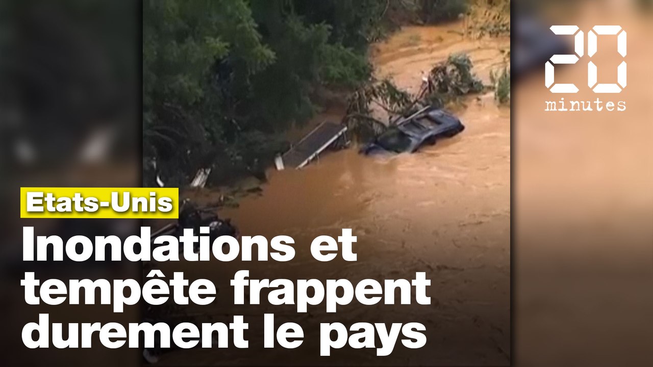 Etats-Unis: Inondations et tempête frappent durement le pays