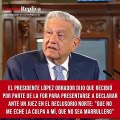 El Presidente López Obrador dijo que recibió por parte de la FGR para presentarse a declarar ante un juez en el Reclusorio Norte: 