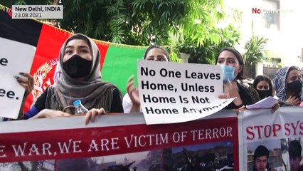 Des Afghans manifestent à New Dehli pour avoir le statut de réfugiés