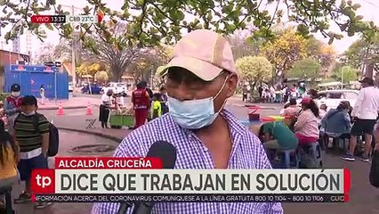 Gremiales protestan por asentamientos en el mercado antiguo La Ramada