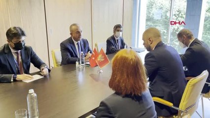 Bakan Çavuşoğlu, Ukrayna'da Karadağlı mevkidaşı Raduloviç ile görüştü