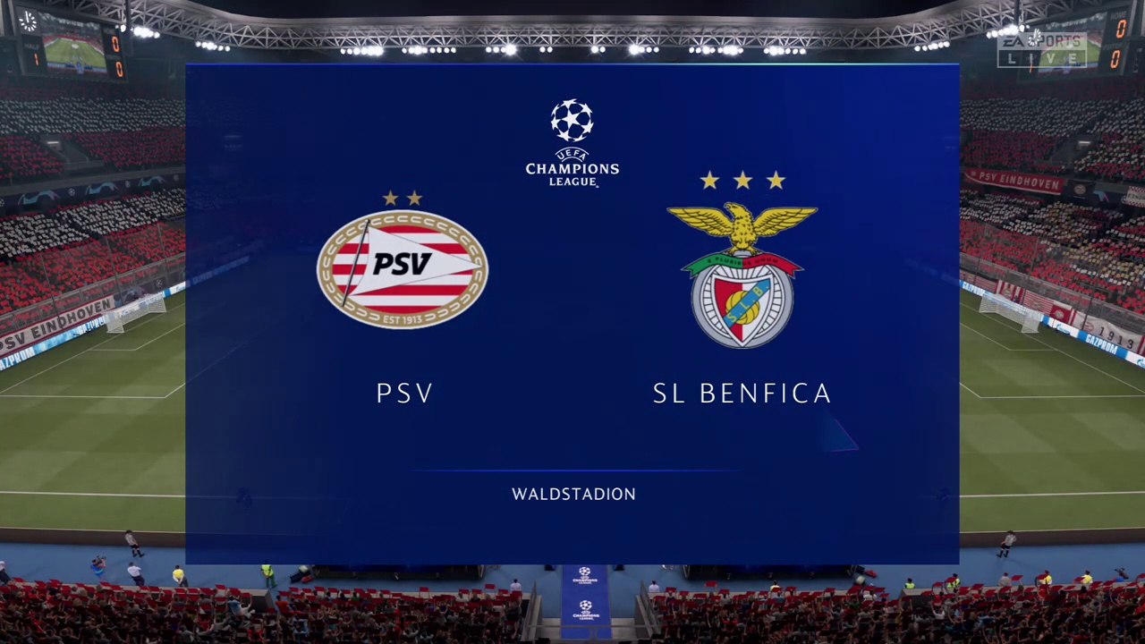 PSV Eindhoven vs Benfica || UEFA Champions League - 24th August 2021 || Fifa 21