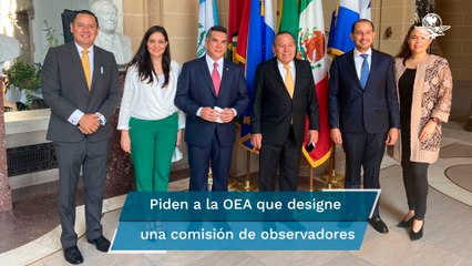 PRI, PAN y PRD denuncian en la OEA narcoelección para favorecer a candidatos de Morena