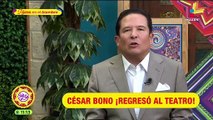 César Bono regresa a los escenarios tras vencer la COVID-19