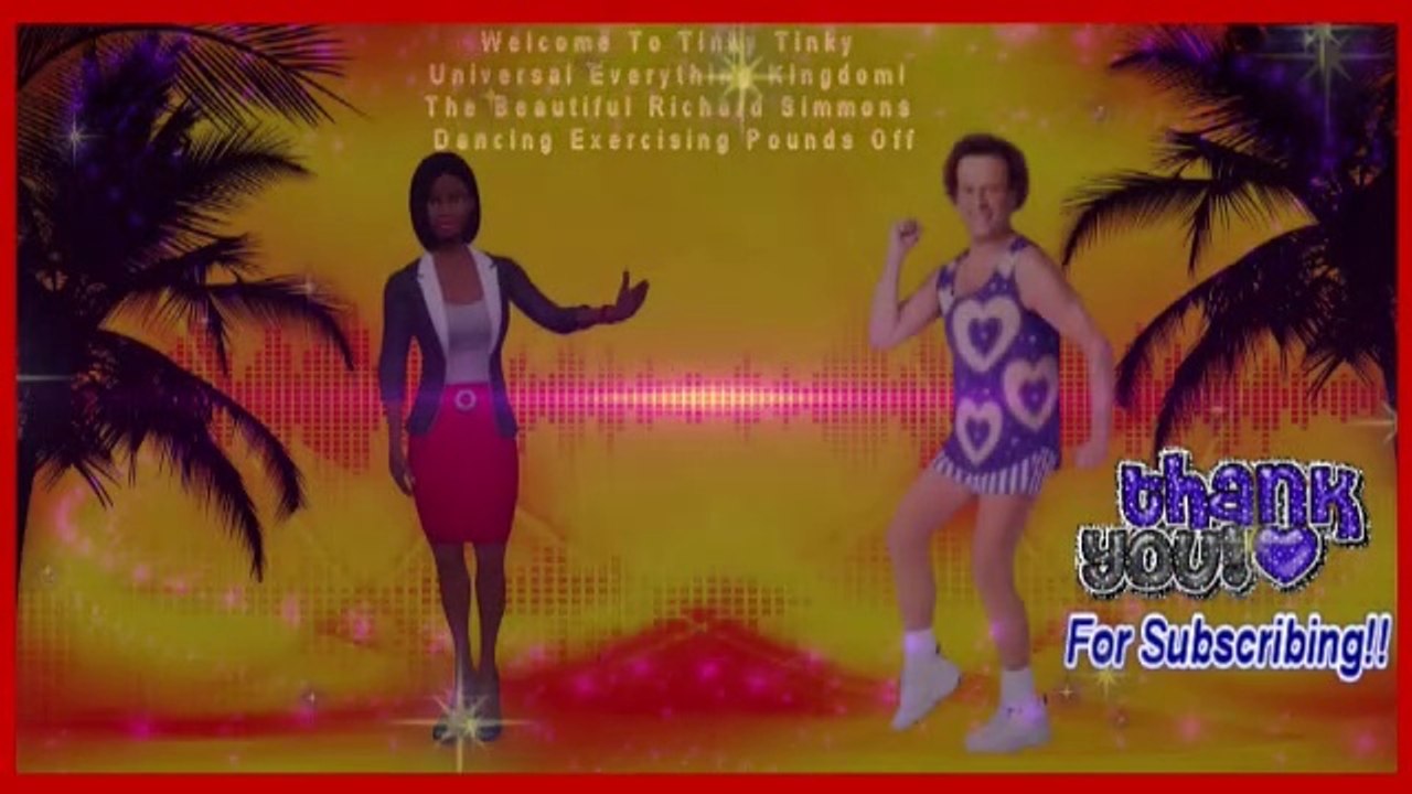 The Beautiful Richard Simmons  Dancing Exercising  Pounds Off