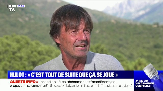 Nicolas Hulot sur le réchauffement climatique: Il faut vraiment agir en grand et immédiatement