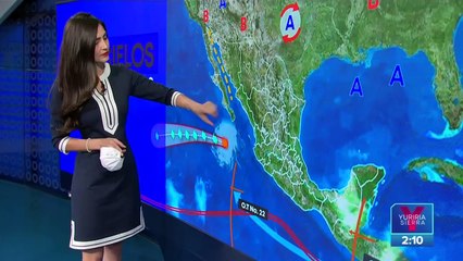 Tormenta tropical "Marty": esta será su trayectoria