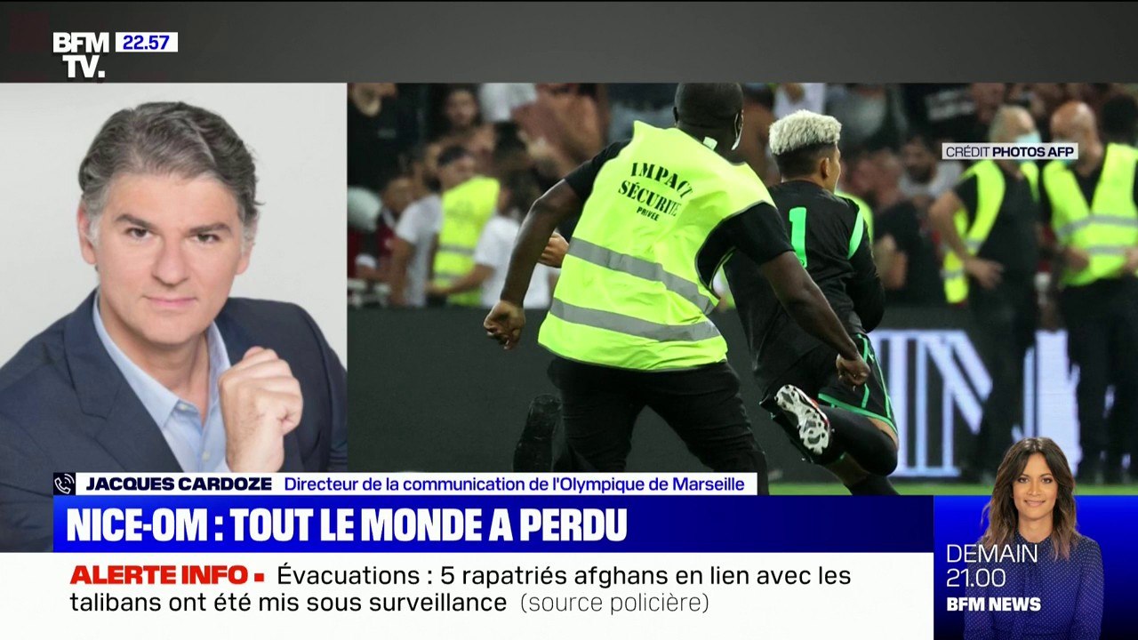 Jacques Cardoze (OM): "On n'était pas en situation de reprendre le match" Nice-OM
