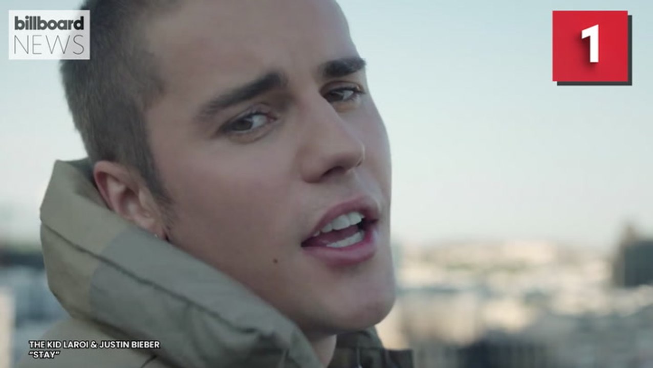 The Kid LAROI & Justin Bieber's 'Stay' Leads Hot 100 for Third Week, Lizzo & Cardi B's 'Rumors' Bows in Top Five | Billboard News