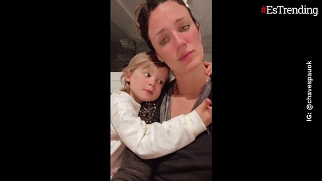 "¿Estás llorando?": Paula Chaves no pudo evitar llorar con las tiernas palabras que le dedicó su hijo