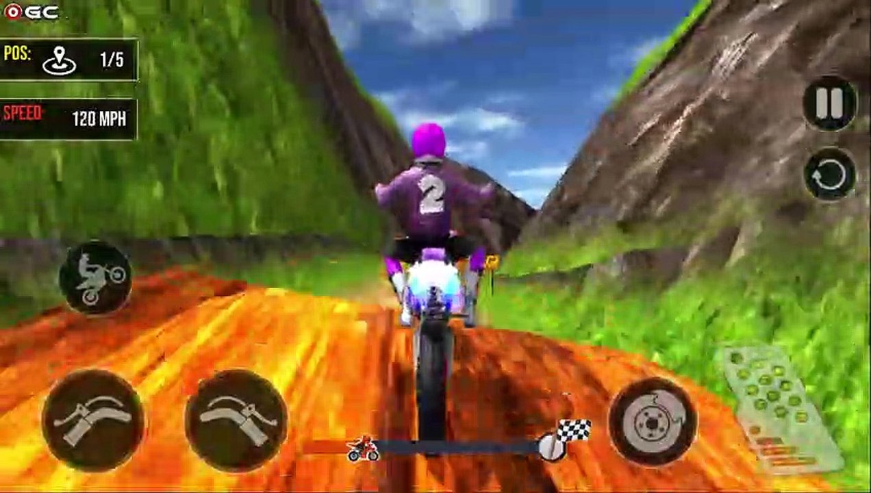 Dirt Bike Racing Games / Offroad Bike Race 3D Forest / Android GamePlay #2