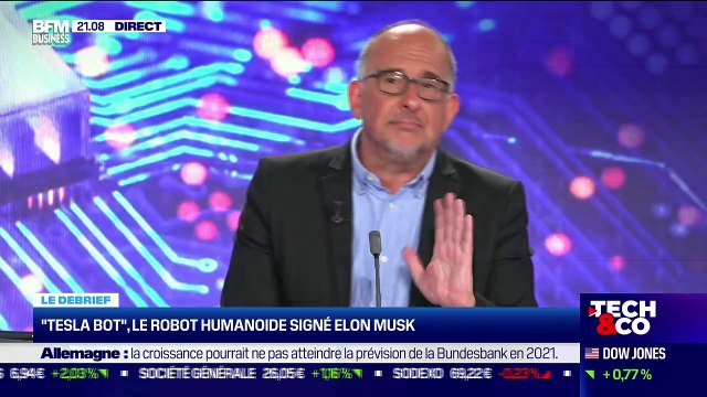 Le robot humanoïde Tesla Bot , la tourmente des géants chinois de la tech,... Le débrief de l'actu tech du lundi - 23/08