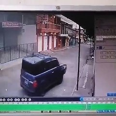 Hondureño sale volando de su moto y se escapa de morir en Siguatepeque