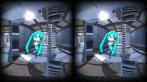Pacman Lady wants to eat Anime Chibi Miku 360 VR Animation