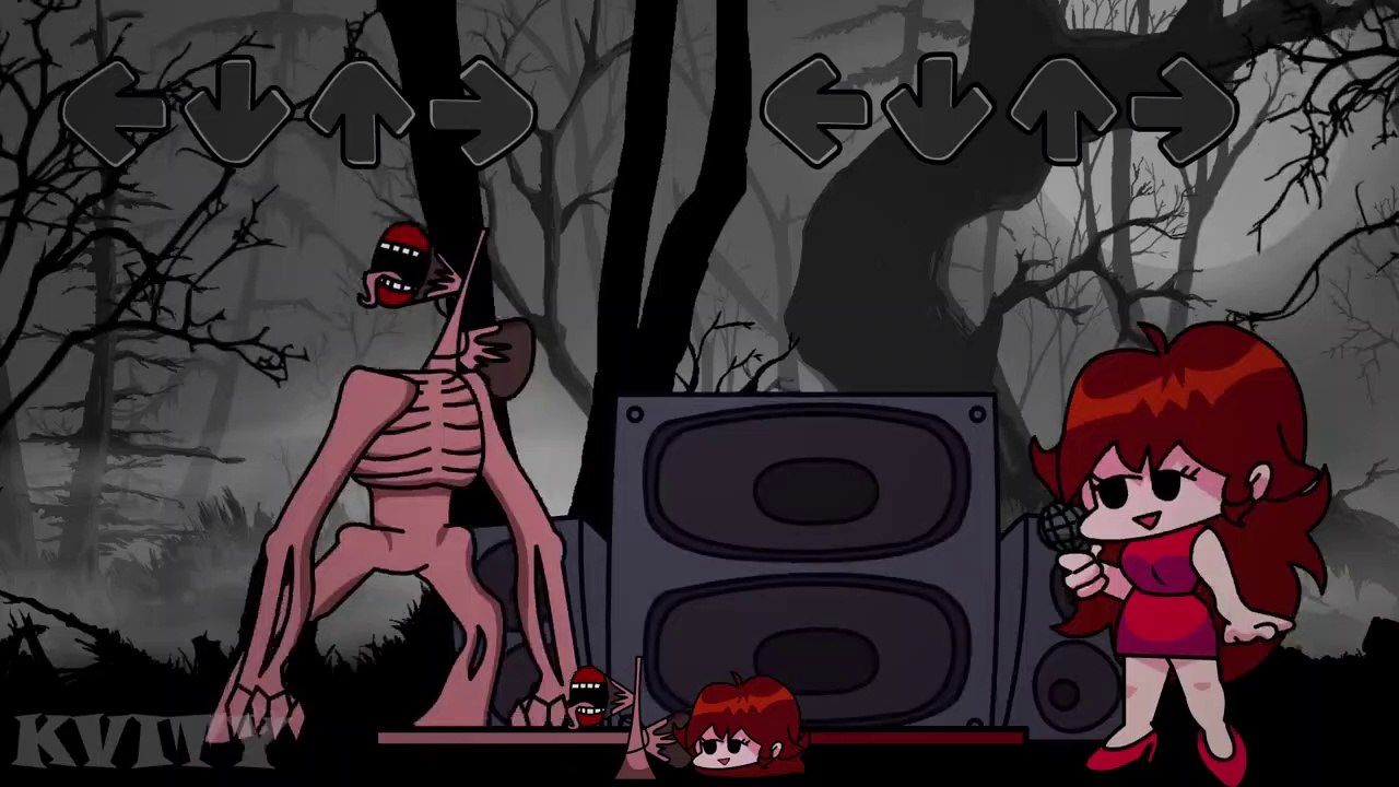 GIRLFRIEND  VS SIREN HEAD| Friday Night Funkin' Mod Battle Animation