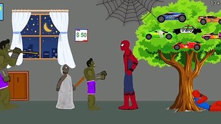 Carnage & Venom VS Spiderman & Hulk - Cartoon Animation