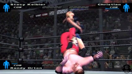Here Comes the Pain Stacy Keibler vs Christian vs Randy Orton