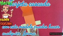 Cómo hacer una tarjeta acordeón /how to make an accordion card