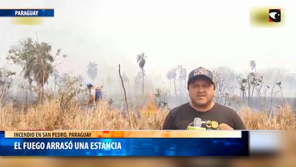 El fuego arrasó una estancia