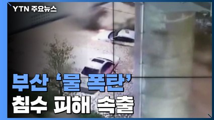 부산지역 시간당 최대 88mm '물 폭탄'...침수 피해 속출 / YTN