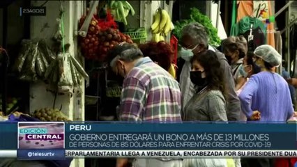 下载视频: Más de 13 millones de peruanos recibirán un bono de 85 dólares para enfrentar crisis por Covid-19