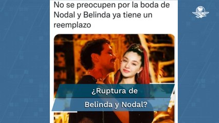 Christian Nodal y Belinda son comidilla por los memes en redes sociales