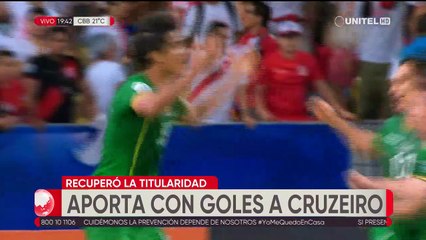 Martins, de buen momento en Cruzeiro, quiere seguir aportando a la selección