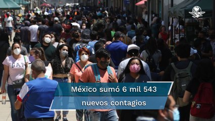 México suma 253 mil 526 muertes por Covid; hay 6 mil 543 contagios nuevos