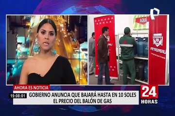 Precio del gas bajaría a S/ 39 tras inclusión del GLP al Fondo de Estabilización