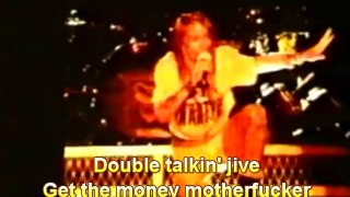 Double Talkin' Jive + Axl Rant w/Lyrics Guns N' Roses Wembley 1991