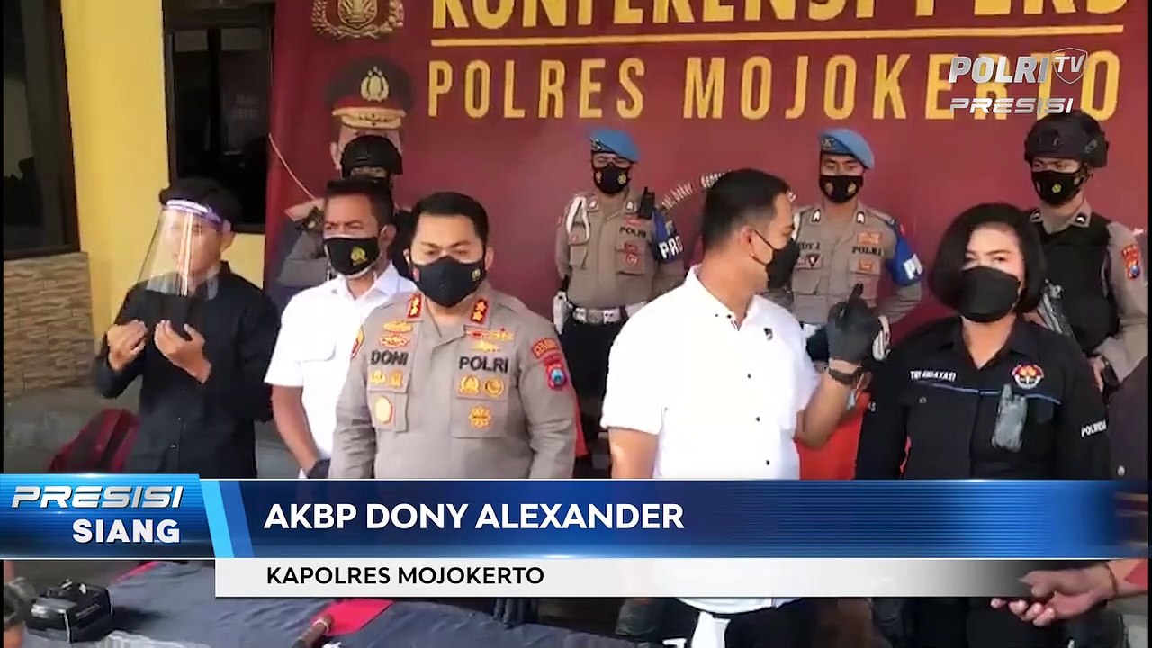 Kapolres Mojokerto Ungkap Kasus Tindak Pencurian Disertai Kekerasan