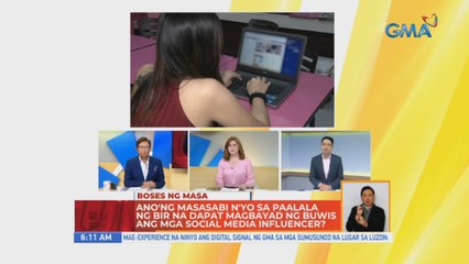 Ano'ng masasabi n'yo sa paalala ng BIR na dapat magbayad ng buwis ang mga social media influencer? | UB