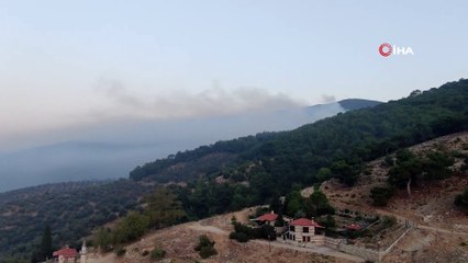 Kazdağları’ndaki yangın söndürme çalışmaları devam ediyor