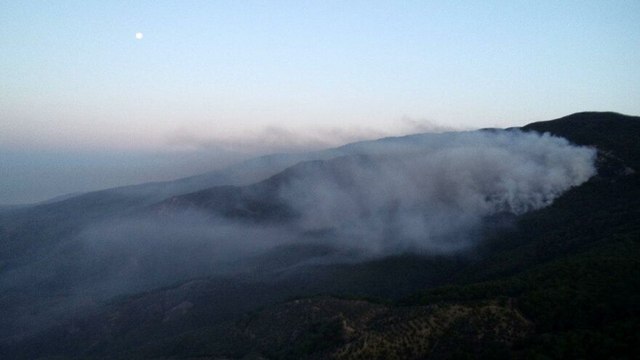 Kazdağları’ndaki yangın söndürme çalışmaları devam ediyor