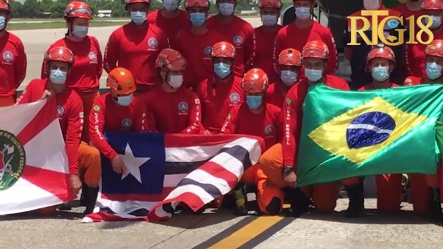 Yon avyon militè Brezilyen ateri ak 33 sovtè melanje ak enfimyè ki soti nan peyi Brezil ak materyèl