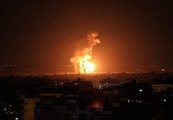 Son dakika haber! İsrail savaş uçakları, Gazze Şeridi'ni vurdu