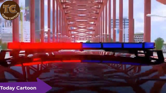 Helicopter Rescue Truck - Wheel City Heroes (WCH) - Fire Truck and Lucas the Police Car Cartoon