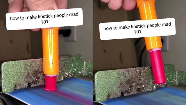 'Man WASTES Lipstick to Trigger Makeup Lovers *≈30 Million Views*'
